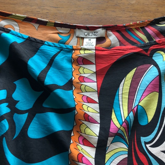 COPY - COPY - Cache 100% silk dress size M - Picture 3 of 5